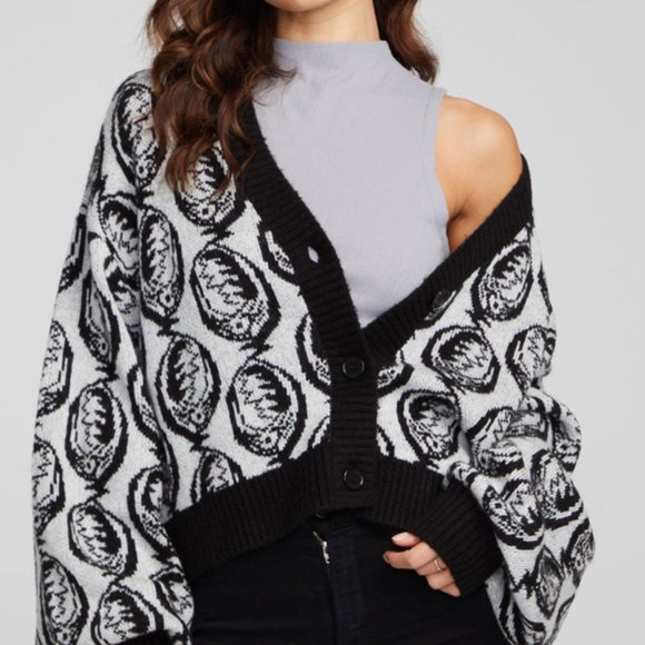 Chaser Brand Grateful Dead Steal Your Face cardigan! - Picture 3 of 3